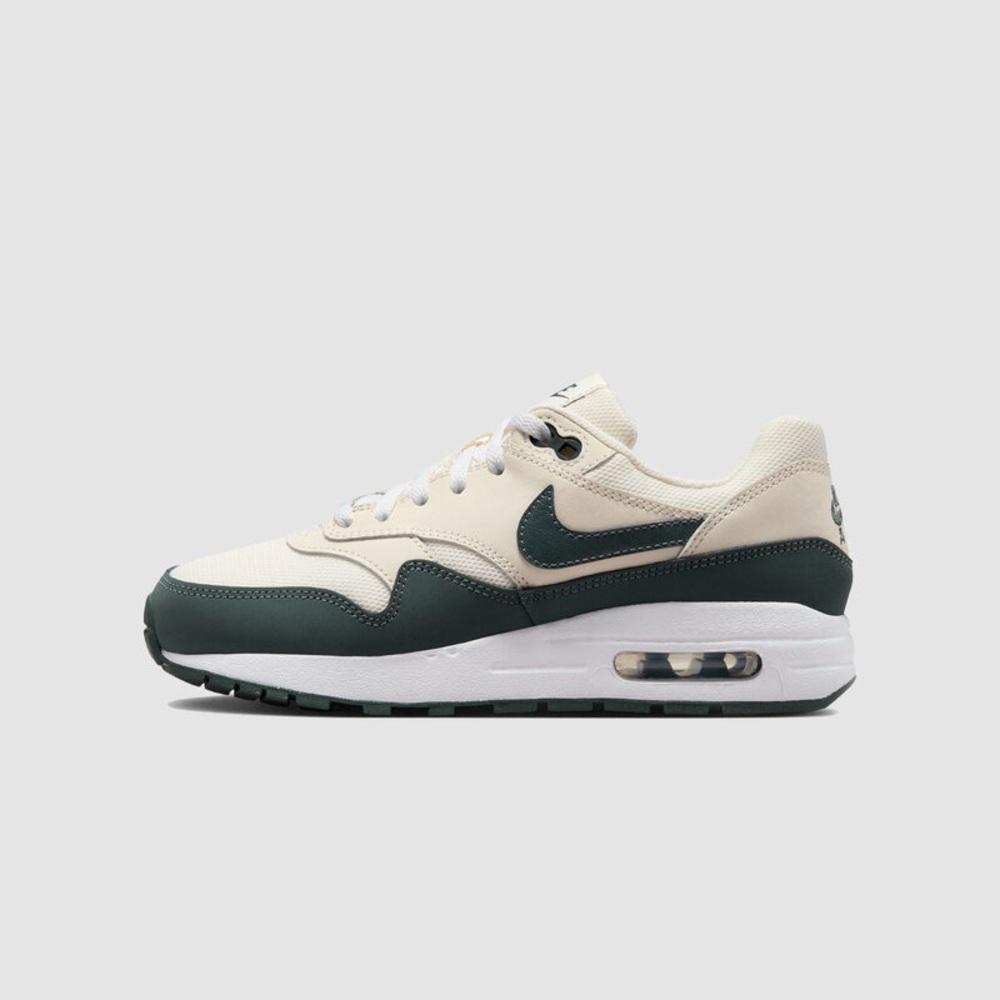 Nike Kids Beige and Dark Green Sneakers